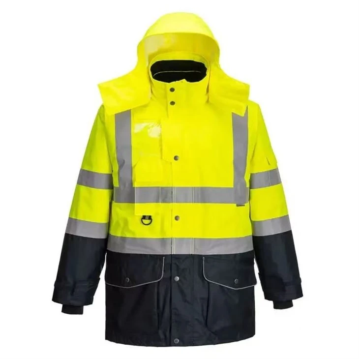 Chaqueta impermeable de alta visibilidad