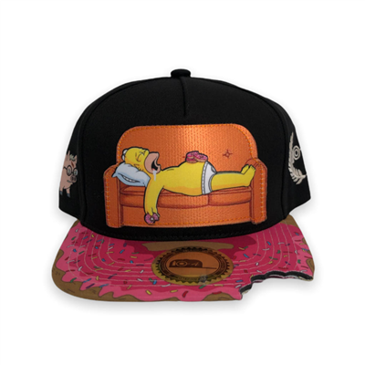 Sombrero snapback de ala plana