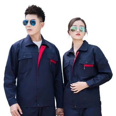 Uniformes de ropa de trabajo azul marino para fábrica de automóviles
