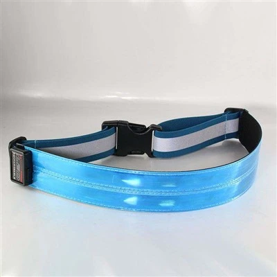 Cinturón para correr reflectante LED recargable por USB