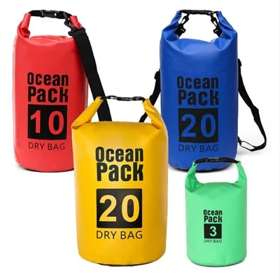 Mochila seca flotante de supervivencia para desastres para acampar