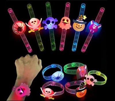 Pulsera LED brillante para fiesta de Halloween