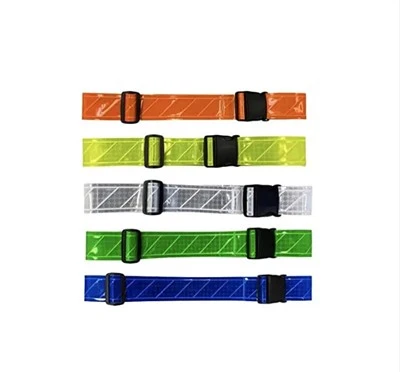 Cinturón de PVC reflectante para correr ciclismo caminar